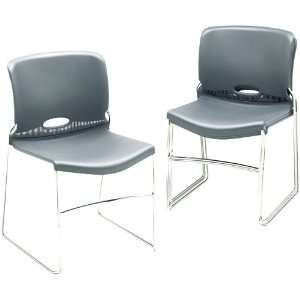  HON 404116 Olson Stacker Chair, Silver Gray, Four/carton 