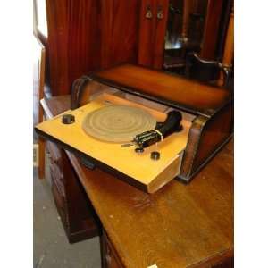  Supraphon Turntable in Walnut & Birch Cabinet Furniture & Decor