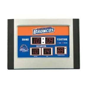  Boise State Broncos Scoreboard Desk Clock 6.5x9 