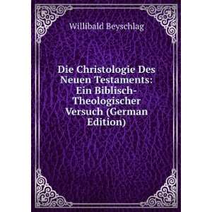   Versuch (German Edition) (9785874862176) Willibald Beyschlag Books
