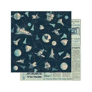   Paper 12x12 Space Age Space Race (Pack of 25) 