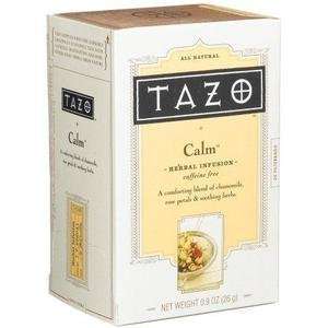 TAZO Calm Herbal Infusion Tea, Caffeine Free, 20 Count Tea Bags (Pack 