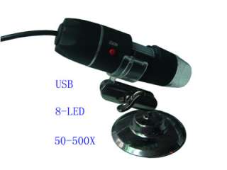 USB 50X~ 500X Digital Microscope 1.3MP Video Camera 5I  
