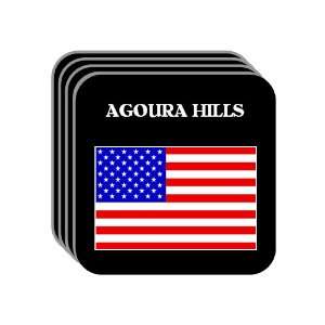  US Flag   Agoura Hills, California (CA) Set of 4 Mini 