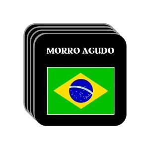  Brazil   MORRO AGUDO Set of 4 Mini Mousepad Coasters 