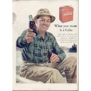   is a Coke! .. 1952 COKE / Coca Cola Ad, A4790.: Everything Else