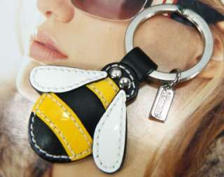   Coach Bumble Bee Keychain Key Fob Charm 5784 Only one on   