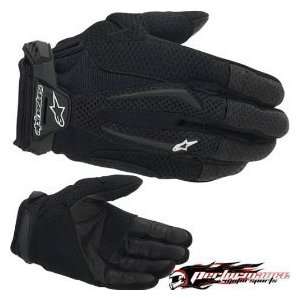  Alpinestars Pressure Air Flo Gloves , Color Black, Size 