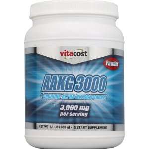  Vitacost AAKG 3000 L Arginine Alpha Ketoglutarate Powder 