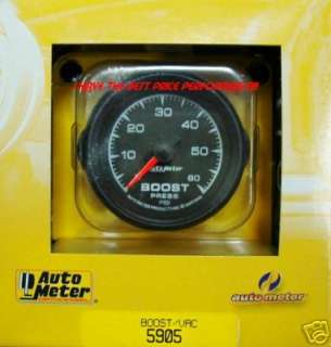 Auto Meter 5905 ES Series Boost 0 60 PSI  