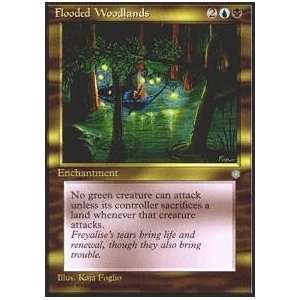  Magic the Gathering   Flooded Woodlands   Ice Age Toys & Games
