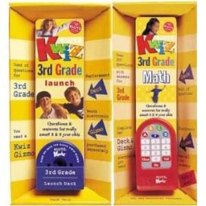  Klutz Kwiz 3rd Grade Set Gizmo, Math Deck & Launch Deck 