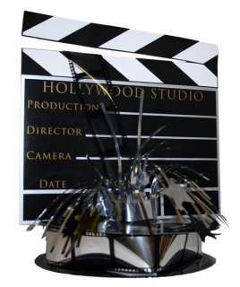 Hollywood 3 D Clapboard & Reel Centerpiece   6041  
