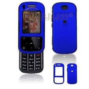  Samsung Trance U490 Snap On Rubber Cover Case (Blue) Cell 