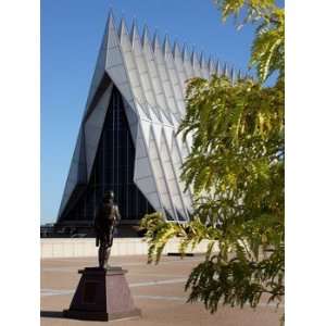  Air Force Falcons Cadet Chapel from Honor Court Canvas 