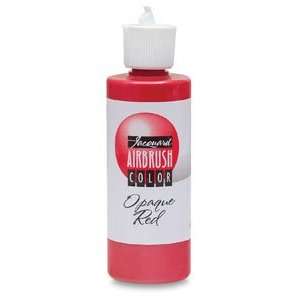  Jacquard Airbrush Paints   Opaque Red, 4 oz Arts, Crafts 