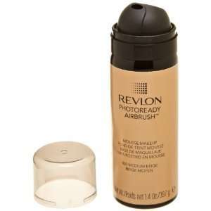  Revlon PhotoReady AirBrush Make Up Medium Beige (Pack of 2 