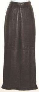 BOGNER Dark Brown Lambskin Leather Pants   Size 6  