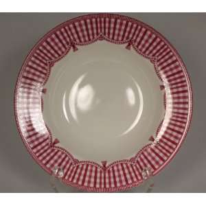   Queens Rooster Fine China Rimmed Soup/Salad Bowl: Kitchen & Dining