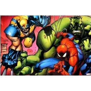  WA Marvel Poster Signed by Joe Madureira 24 x 36 Toys & Games