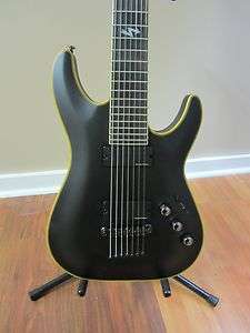 Schecter Blackjack ATX C 7 7 String Electric Guitar Aged Black Satin 