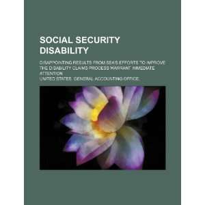  Social Security disability disappointing results From SSA 