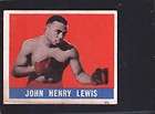 1948 LEAF GUM Co BOXING CARD 33 JOHN HENRY LEWIS  