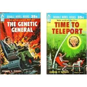   Genetic General / Time to Teleport Gordon R Dickson, Ed Emsh Books
