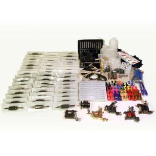 767 PC 2 ROTARY MACHINE 4 COIL 2 POWER SUPPLY TATTOO KIT PACKAGE 