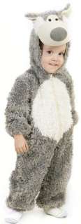 Toddler 2T Cute Adorable Grey and White Wolf Halloween Costume Boy 