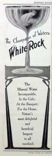   is an original print advertising for White Rock Mineral Water