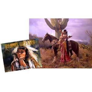 : Don Crowley   Apache Farewell Canvas Giclee with Desert Dreams Book 