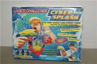 Laser Challenge Cyber Splash   FIRST EVERY WATER LASER TAG   BARLEY 