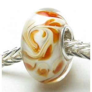   Glass Bead Fits Pandora Chamilia Biagi Trollbeads Bracelets: Jewelry