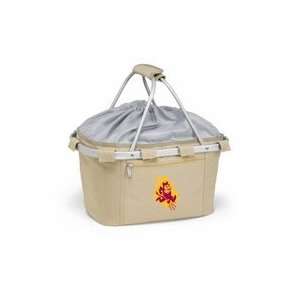   Arizona State Sun Devils Collapsible Picnic Basket: Sports & Outdoors