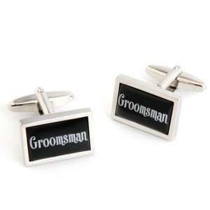 Wedding Party Cufflinks with Personalized Case