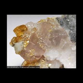 gemmy yellow barite quartz fluorite location xiefang ruijin jiangxi 