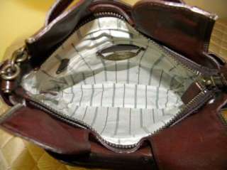 ANTONIO BERARDI Italy Chocolate Brown Leather Zipper Handbag ~ Bag 