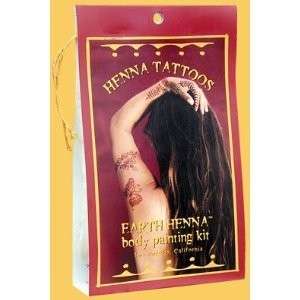 Earth Henna, Henna Tattoo Kit, Great Gift, Free Fast Shipping!  