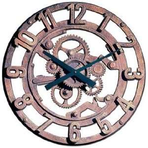  Gears of Time 22 Wide Battery Powered Wall Clock