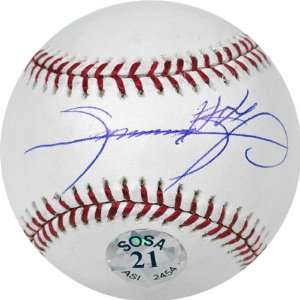 Sammy Sosa Autographed Baseball 