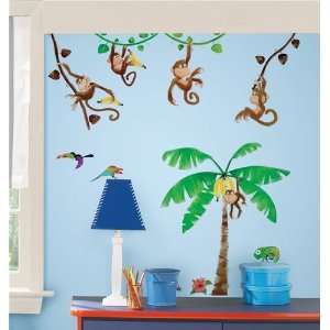 Monkey Business Wall Decal in Roommates