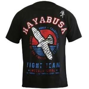   MMA International Fight Team T Shirts   Black: Sports & Outdoors