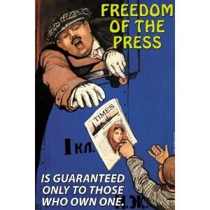 Exclusive By Buyenlarge Freedom of the Press 12x18 Giclee 