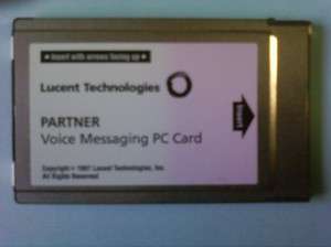 Lucent Technologies Partner Voice Messaging PC Card CWD2B  