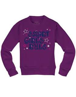 Hanes EcoSmart® Girls Graphic Crew Sweatshirt   style WK178  
