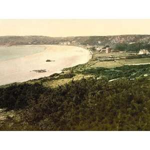  Vintage Travel Poster   Jersey Saint Brelades Bay Channel 