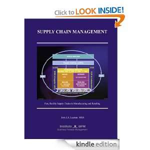 Supply Chain Management: Fast, flexible Supply Chains in Manufacturing 