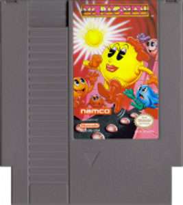 MS. PAC MAN NAMCO   RARE NES Nintendo Game! 722674020336  