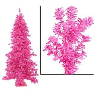   Cut Laser Tinsel Artificial Christmas Tree   Unlit: Home & Kitchen